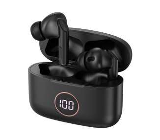COOL AURICULARES STEREO BLUETOOTH EARBUDS LCD  AIR PRO NEGRO
