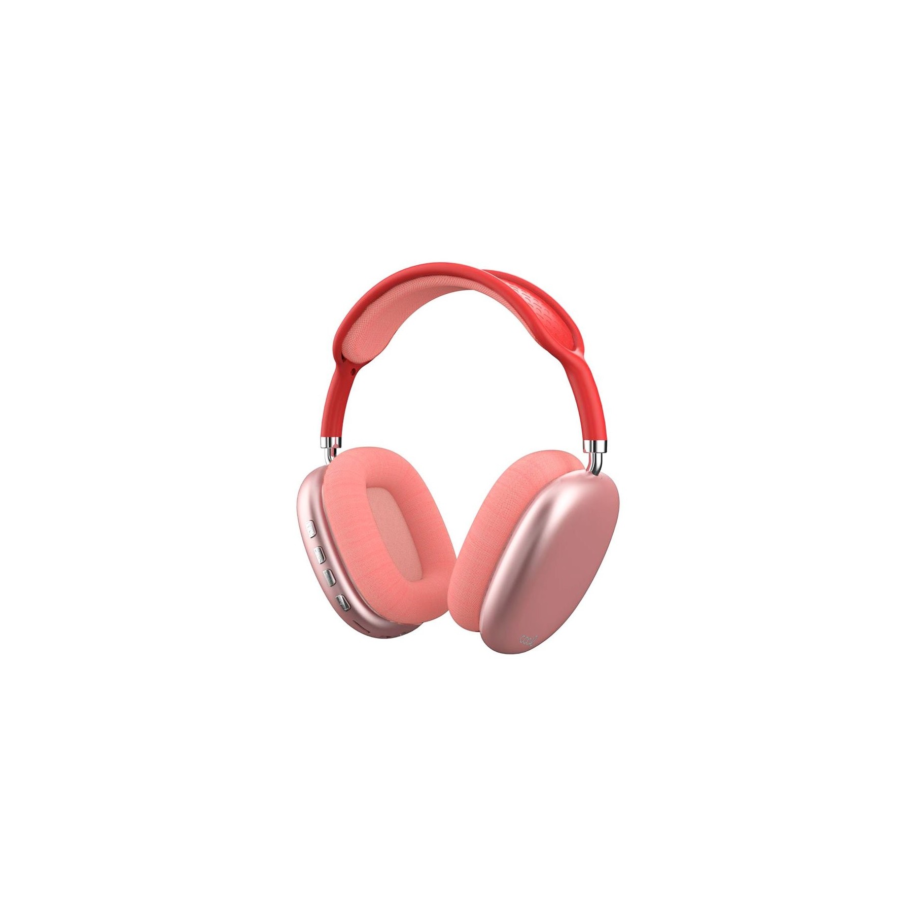 COOL AURICULARES STEREO BLUETOOTH CASCOS  ACTIVE MAX ROJO-ROSA