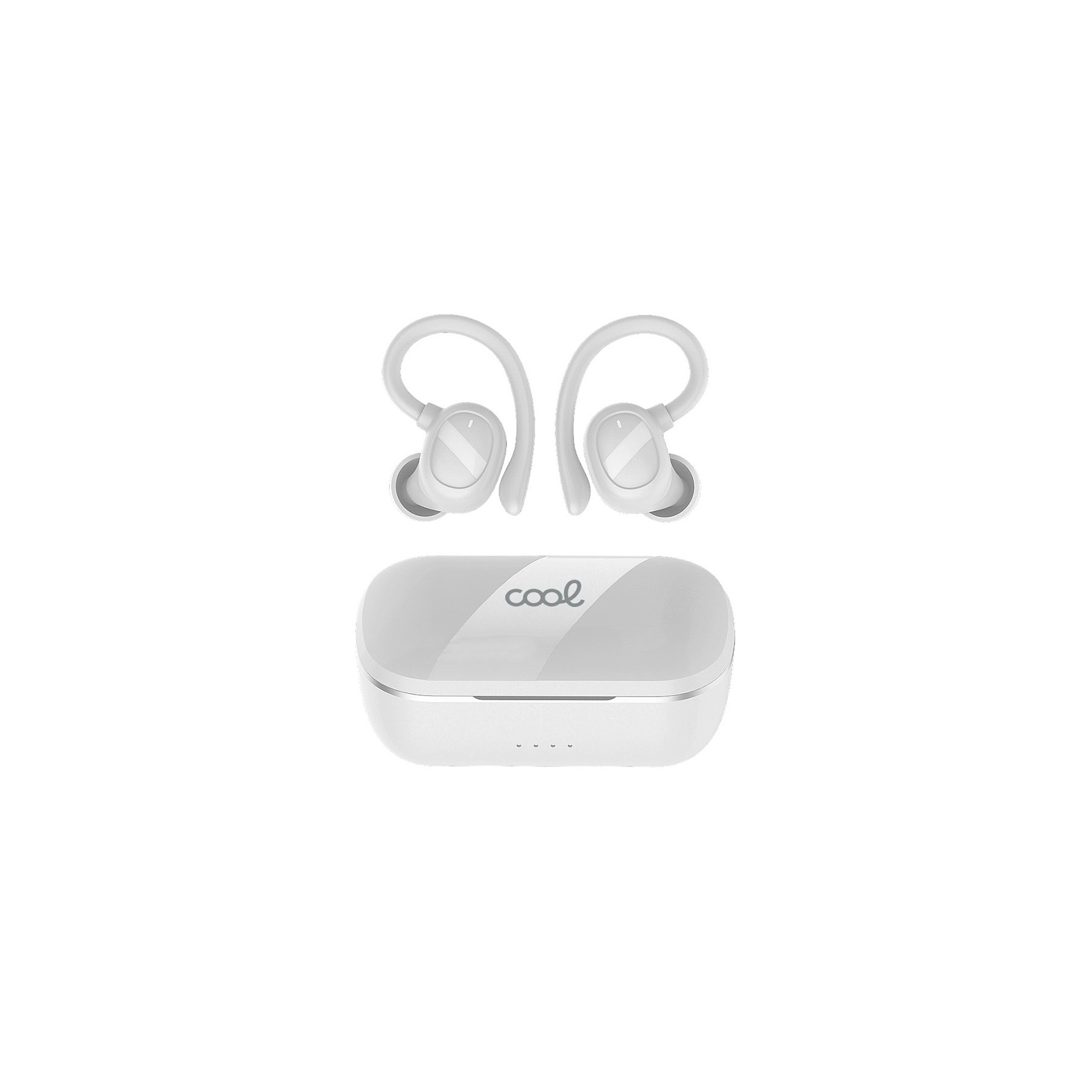 COOL AURICULARES STEREO BLUETOOTH EARBUDS INALÁMBRICOS  FIT SPORT BLANCO