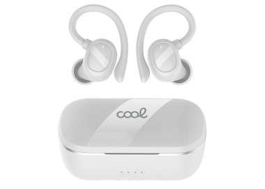 COOL AURICULARES STEREO BLUETOOTH EARBUDS INALÁMBRICOS  FIT SPORT BLANCO