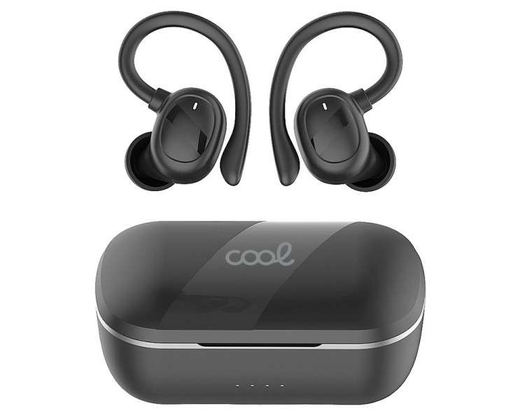 COOL AURICULARES STEREO BLUETOOTH EARBUDS INALÁMBRICOS FIT SPORT NEGRO