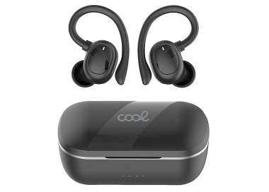 COOL AURICULARES STEREO BLUETOOTH EARBUDS INALÁMBRICOS FIT SPORT NEGRO