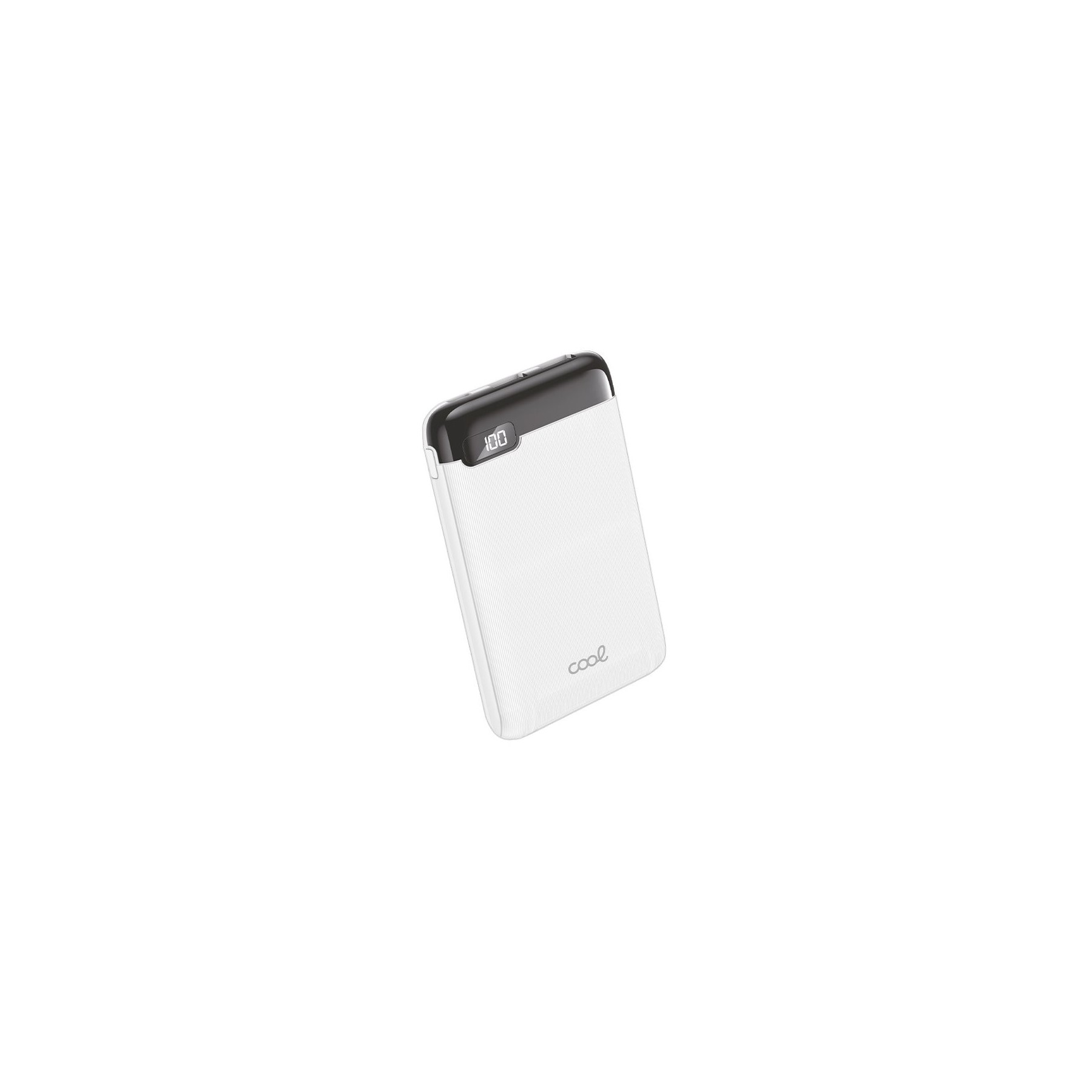 COOL BATERIA EXTERNA POWER BANK 5000 MAH DISPLAY 10W BLANCO