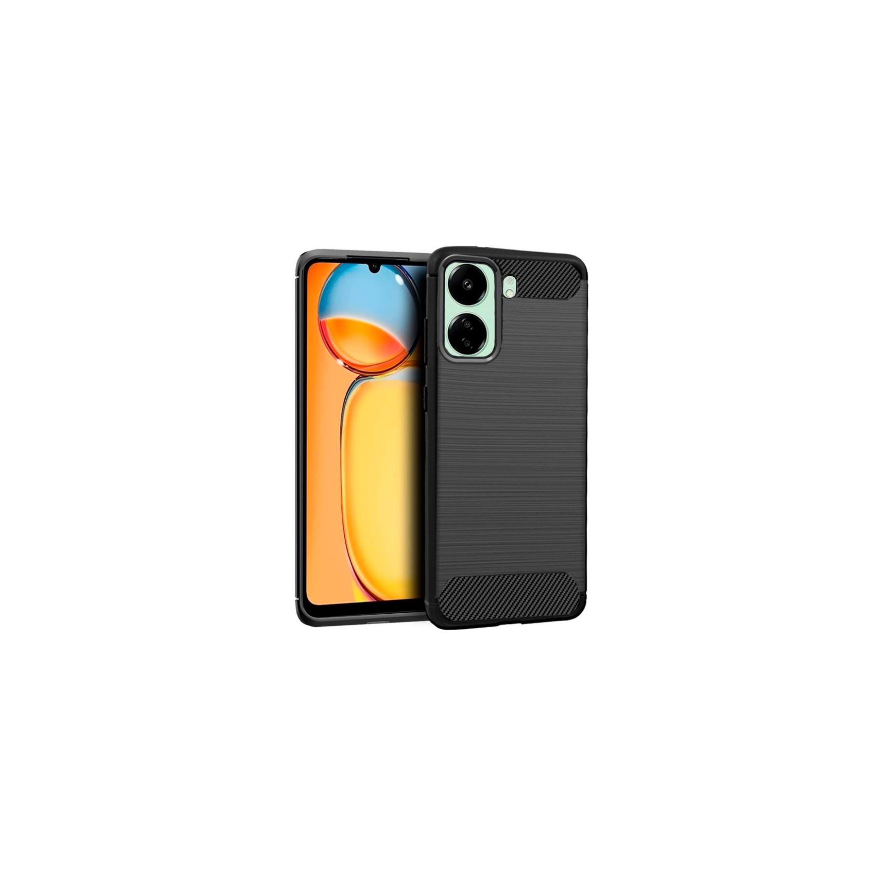 COOL CARCASA XIAOMI REDMI 13C / POCO C65 CARBÓN NEGRO