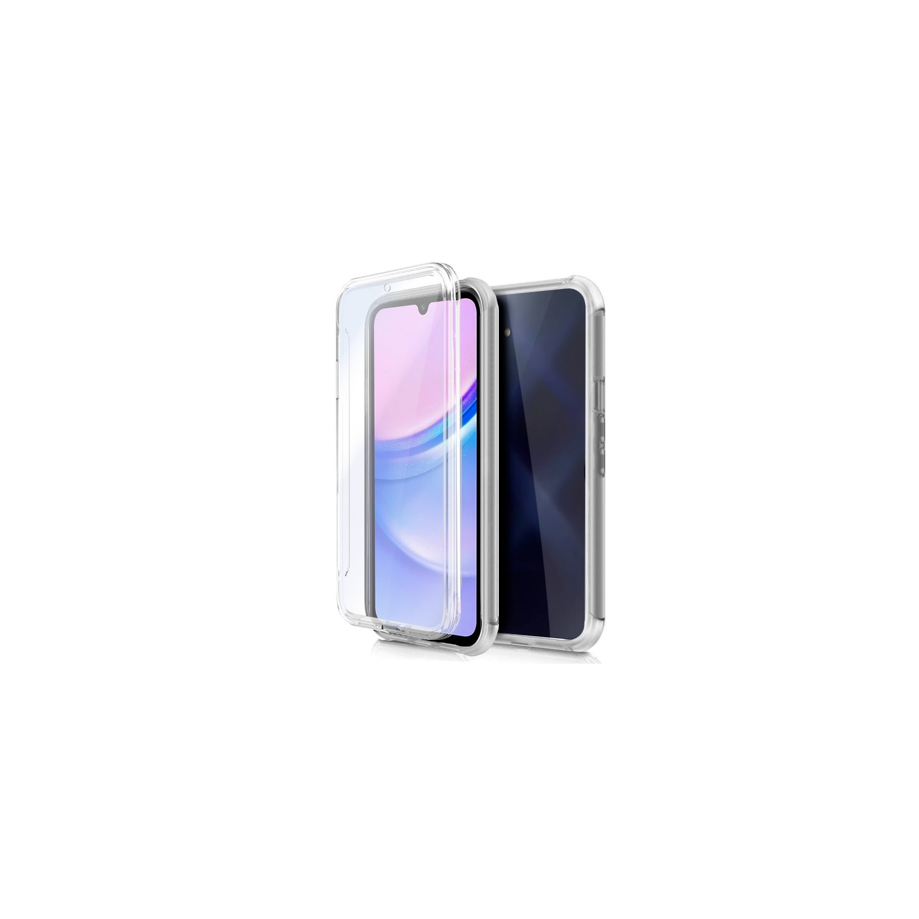 COOL FUNDA SILICONA 3D  SAMSUNG A155 GALAXY A15 / A15 5G (TRANSPARENTE FRONTAL + TRASERA)