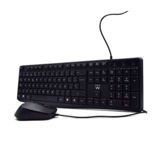Ewent EW3006 kit teclado raton escrit silenciosa