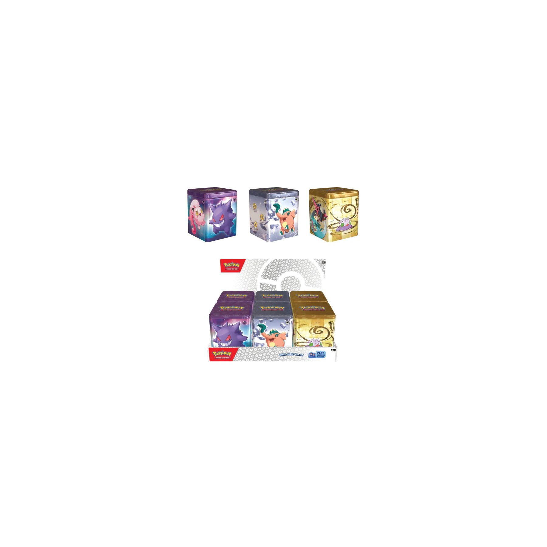 POKEMON TRADING CARD SCARLET & PURPLE BIG METAL BOX (ENG)