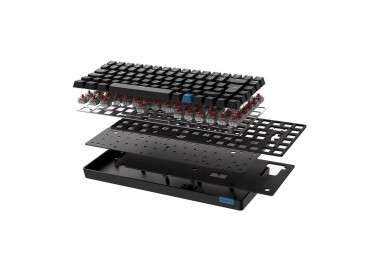 Hiditec teclado Gaming GM1K Switches red