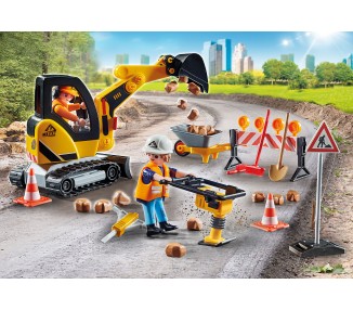 Playmobil construccion carreteras