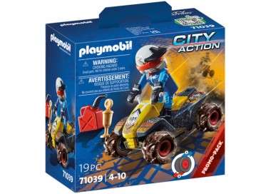 Playmobil city action quad offroad
