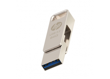 USB 32 HP 64GB X206C OTG TYPE C METAL