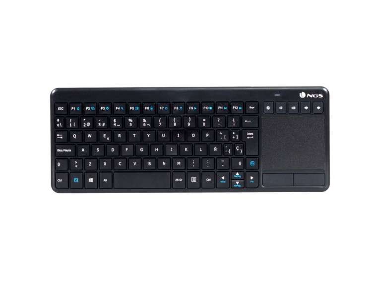 NGS Teclado inalambrico con Touchpad Multimedia 2
