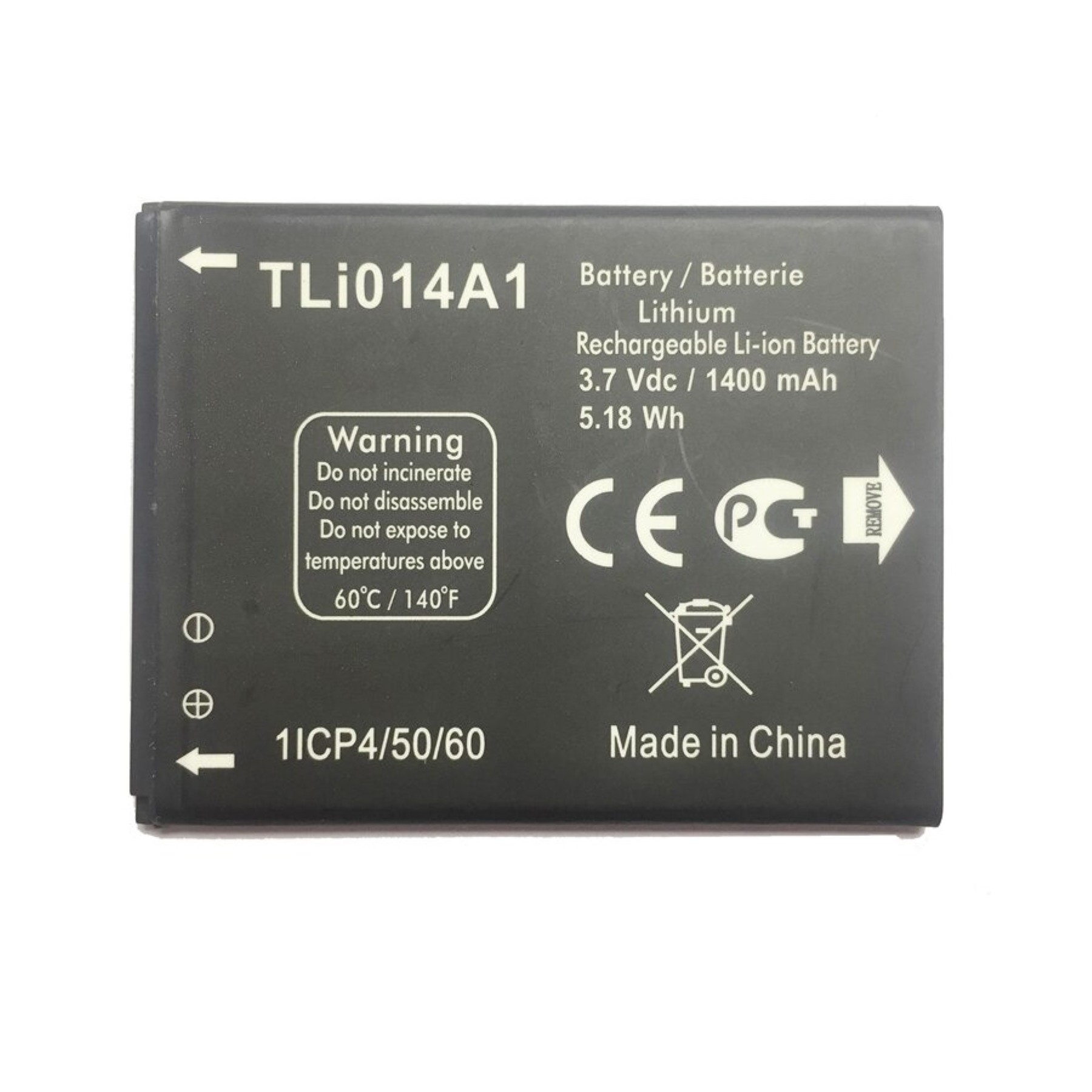 Bateria Tli014A1 Original Alcatel One Touch Pixi Vodafone 875 Smart Mini