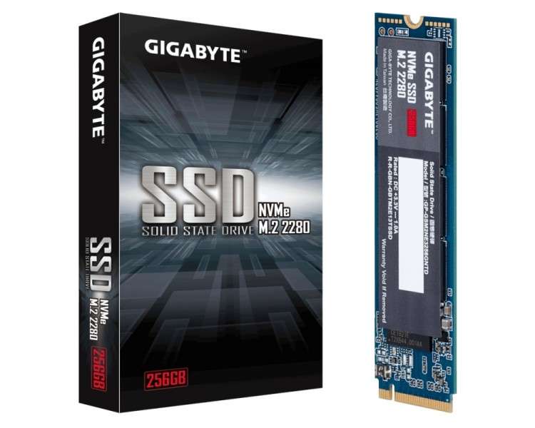Gigabyte GP GSM2NE3256GNTD SSD NVMe M2 256GB