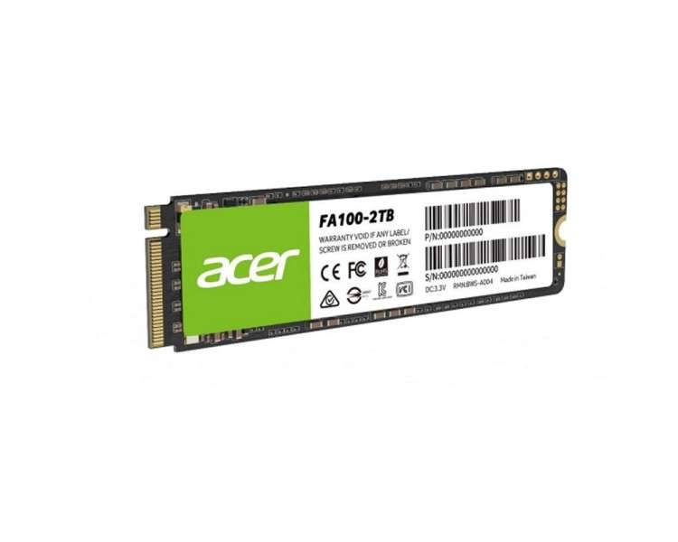 ACER SSD FA100 512Gb PCIe Gen3 M2