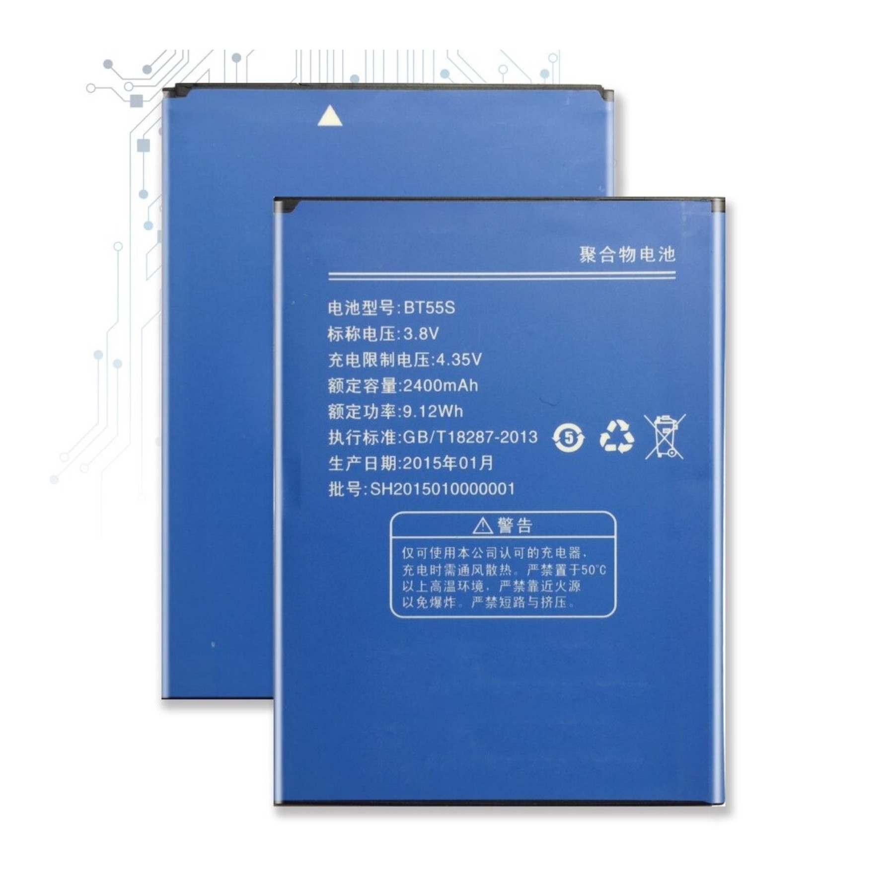 Bateria Original Para Zopo Zp998 Zp999 Zp9520 X3 Bt55S Bt-55S Bt 55S