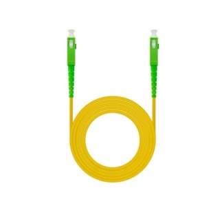 Nanocable cable fibra sc apc lszh amarillo