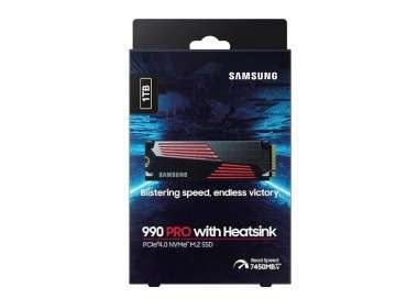 Samsung 990 PRO HeatSink SSD 1TB PCIe 40 NVMe M2