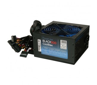 CoolBox Fuente Alim ATX Powerline Black 500