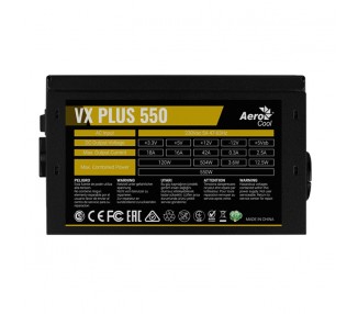 Aerocool Fuente VXPLUS 550W 12c PMW PCI E 6PIN