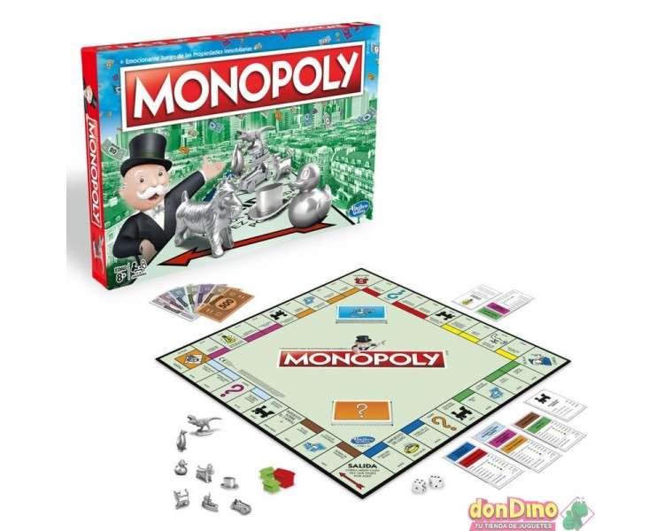 Juego mesa hasbro monopoly clasico espanol