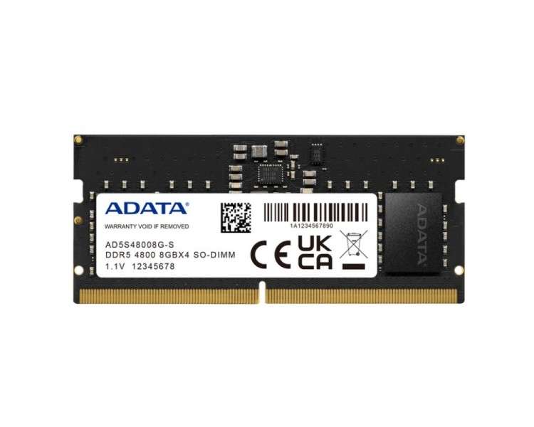 ADATA RAM AD5S48008G S SO DIMM 8GB 4800Mhz DDR5