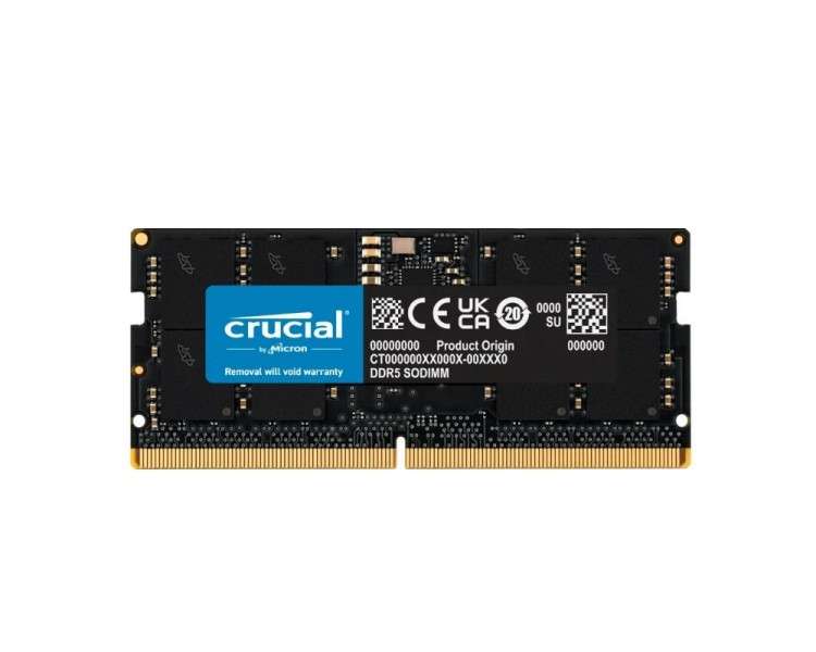 Crucial CT16G48C40S5 16GB soDIMM CL40 4800MHz DDR5
