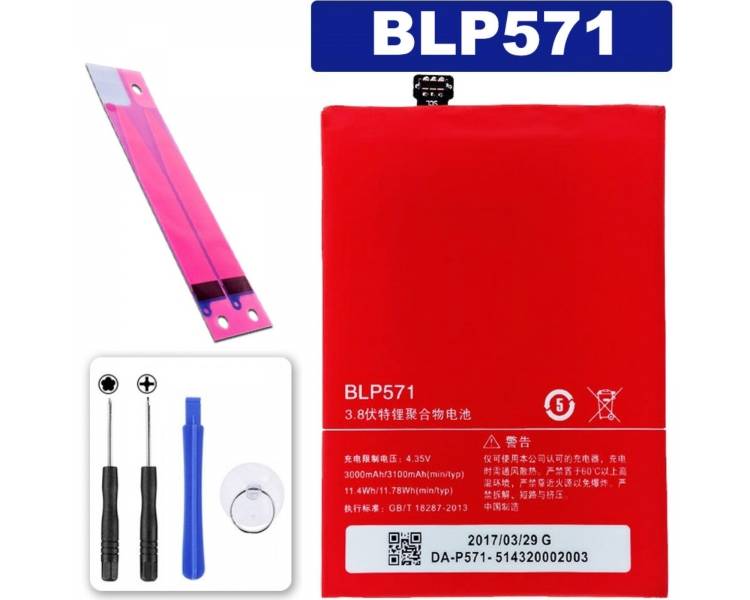 Bateria Original Blp571 Para Oneplus One Plus 1