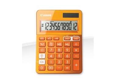 Calculadora canon sobremesa ls 123k naranja