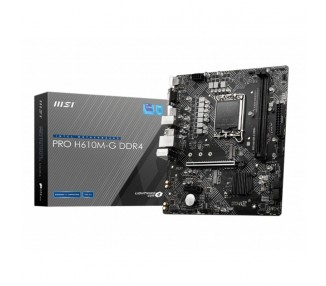 MSI Placa Base PRO H610M G DDR4 mATX 1700