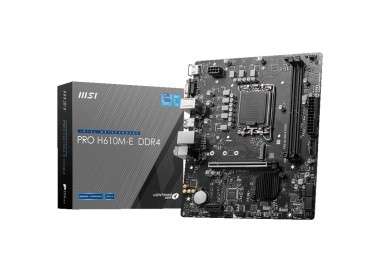 MSI Placa Base PRO H610M E DDR4 mATX 1700