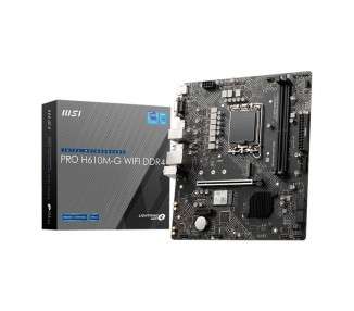MSI Placa Base PRO H610M G WIFI DDR4 mATX 1700