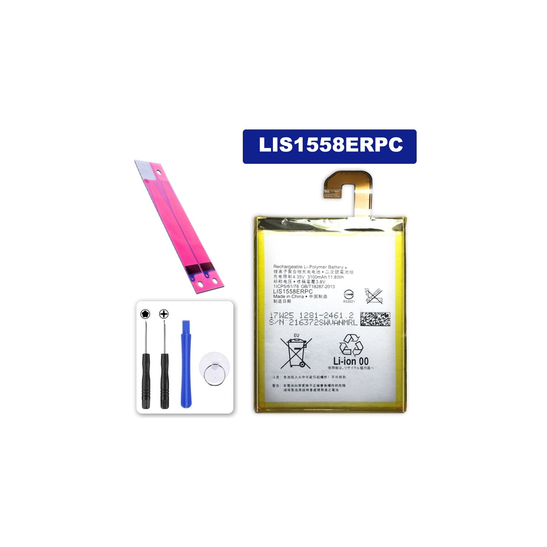 Bateria Para Sony Xperia Z3 D6603 D6616 D6643 D6653, Mpn Original Lis1558Erpc