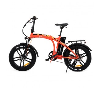 YOUIN Bicicleta Electrica Dubai Naranja Plegable