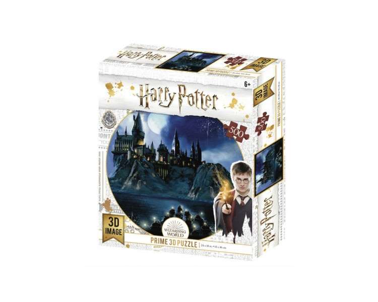 Puzzle 3d lenticular harry potter hogwarts