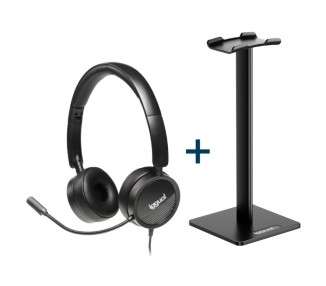 iggual Kit auriculares Dual Tech soporte SA22