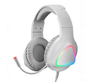 MARS GAMING Auriculares MH222 RGB White
