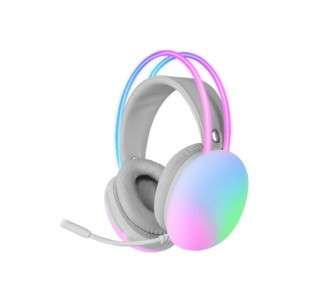 MARSGAMING Auriculares MH GLOW PC Ps4 5 xbox White