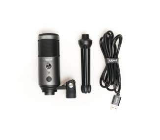 iggual Microfono condensador Podcasting Pro gris