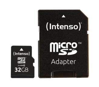 Intenso 3413480 Micro SD clase 10 32GB c adapt