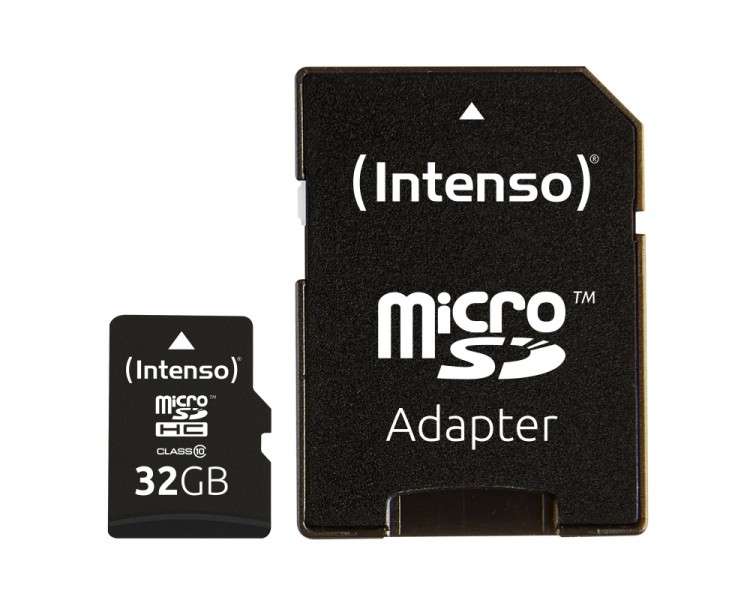 Intenso 3413480 Micro SD clase 10 32GB c adapt