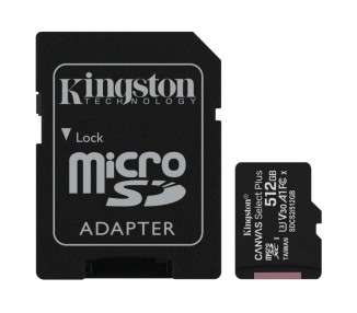 Kingston SDCS2 512GB microSD XC clase 10 512GB c a