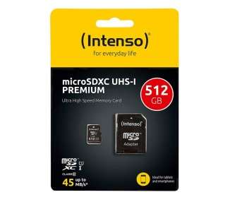Intenso 3423493 Micro SD UHS I Premium 512G c adap