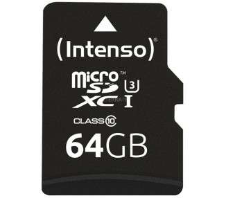 Intenso 3433490 Micro SD UHS I profesiona 64GB