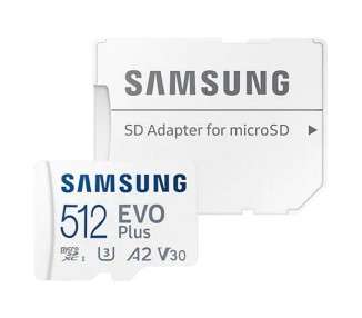 Samsung MicroSDHC EVO Plus 512GB Clase 10 c a