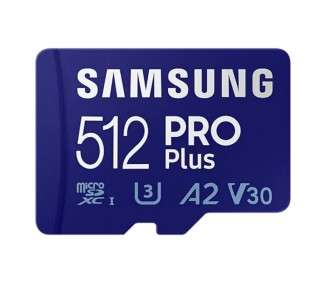Samsung MicroSDHC Pro Plus 512GB Clase 10 c a