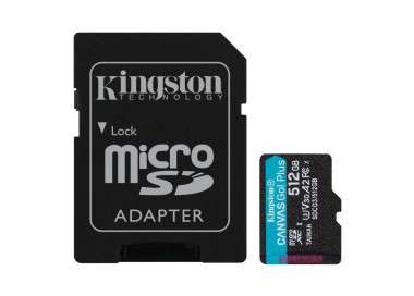 Kingston SDCG3 512GB microSD A2 clase 10 512GB c a