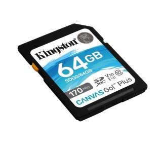 Kingston Canvas Go Plus SD 64GB class 10 U3 V30