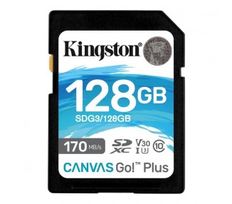 Kingston Canvas Go Plus SD 128GB class 10 U3 V30