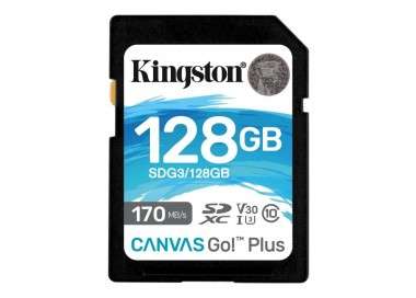 Kingston Canvas Go Plus SD 128GB class 10 U3 V30